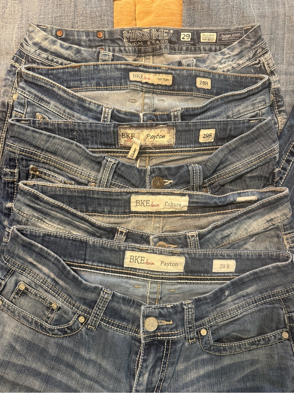 Women's Denim Jeans Bundle - Faded & Distressed Washes VARIOUS sizes & styles